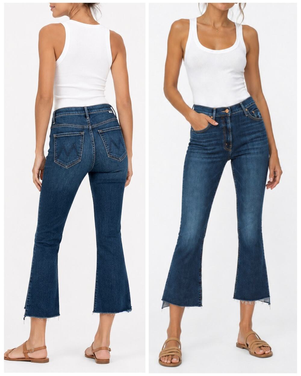 Mother Insider Crop Step Fray size 26 Teaming Up High Rise Stretch
